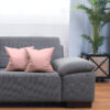 Dekoratives Kissen 40x40 cm Dekokissen mit Füllung Rosa Hellgrau 100% Baumwolle Oberstoff 100% Polypropylen, Füllung 100% Polyester - Image 3