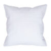 Dekoratives Kissen 45x45 cm Dekokissen mit Füllung; Weiß Hellrosa 100% Baumwolle Oberstoff 100% Polypropylen, Füllung 100% Polyester