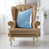 Dekoratives Kissen 80x80 cm Dekokissen mit Füllung; Blau Hellblau 100% Baumwolle Oberstoff 100% Polypropylen, Füllung 100% Polyester - Image 2
