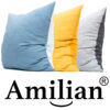 Dekoratives Kissen 80x80 cm Dekokissen mit Füllung; Blau Hellblau 100% Baumwolle Oberstoff 100% Polypropylen, Füllung 100% Polyester - Image 8
