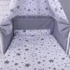 Baby Bettwäsche 7tlg 100x135cm Gute Nacht Grau Vollstoffhimmel 100% Baumwolle 100% Baumwolle Oberstoff: 100% Baumwolle, Füllung: 100% Polyester Oberstoff: 100% Baumwolle, Füllung: 100% Polyester - Image 3