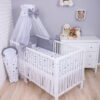 Baby Bettwäsche 7tlg 100x135cm Gute Nacht Grau Chiffonhimmel 100% Baumwolle 100% Polyester Oberstoff: 100% Baumwolle, Füllung: 100% Polyester Oberstoff: 100% Baumwolle, Füllung: 100% Polyester