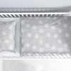 Amilian Kinderbettwäsche 2-teilig 100% Baumwolle Babybettwäsche für Baby Bettbezug 100x135cm, Kopfkissenbezug 40x60cm, Pusteblume grau 100% Baumwolle - Image 4