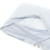 Amilian Kinderbettwäsche 2-teilig 100% Baumwolle 100 x 135 cm, Kopfkissenbezug 40 x 60 cm, mit Hotelverschluß Lichtung grau 100% Baumwolle - Image 5