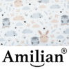 Amilian Kinderbettwäsche 2-teilig 100% Baumwolle 100 x 135 cm, Kopfkissenbezug 40 x 60 cm, mit Hotelverschluß Lichtung grau 100% Baumwolle - Image 7