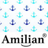 Amilian Kinderbettwäsche 2-teilig 100% Baumwolle Babybettwäsche für Baby Bettbezug 100x135cm, Kopfkissenbezug 40x60cm, Anker artdeco 100% Baumwolle - Image 7