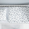 Amilian Kinderbettwäsche 2-teilig 100% Baumwolle Babybettwäsche für Baby Bettbezug 100x135cm, Kopfkissenbezug 40x60cm, Daune grau 100% Baumwolle - Image 4