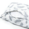 Amilian Kinderbettwäsche 2-teilig 100% Baumwolle Babybettwäsche für Baby Bettbezug 100x135cm, Kopfkissenbezug 40x60cm, Daune grau 100% Baumwolle - Image 5