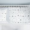 Amilian Kinderbettwäsche 2-teilig 100% Baumwolle Babybettwäsche für Baby Bettbezug 100x135cm, Kopfkissenbezug 40x60cm, Gute Nacht grau 100% Baumwolle - Image 4
