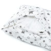 Amilian Kinderbettwäsche 2-teilig 100% Baumwolle Babybettwäsche für Baby Bettbezug 100x135cm, Kopfkissenbezug 40x60cm, Gute Nacht grau 100% Baumwolle - Image 5