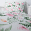 Amilian Kinderbettwäsche 2-teilig 100% Baumwolle Babybettwäsche für Baby Bettbezug 100x135cm, Kopfkissenbezug 40x60cm, Puder Rosa 100% Baumwolle - Image 6