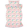Amilian Kinderbettwäsche 2-teilig 100% Baumwolle Babybettwäsche für Baby Bettbezug 100x135cm, Kopfkissenbezug 40x60cm, Einhorn Neu 100% Baumwolle