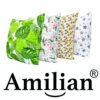 Amilian 2er Set: Kissenbezug, Kissenbezüge, Kissenhülle, Zierkissenbezug, Kopfkissenbezug für Sofa, Schlafzimmer, Deko Kissen, Dekorative Dekokissen, Sofakissen; 80X80 cm 31x31 inch Set 04 100% Baumwolle - Image 6
