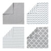 Amilian 4er Set: Kissenbezug, Kissenbezüge, Kissenhülle, Zierkissenbezug, Kopfkissenbezug für Sofa, Schlafzimmer, Deko Kissen, Dekorative Dekokissen, Sofakissen; 40x40 cm 16x16 inch SET 10 100% Baumwolle - Image 3