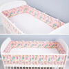 Amilian Bettumrandung Babybett Baby Kinder weich Nestchen Kantenschutz Baby Bettnestchen Kopfumrandung Zubehör für Laufstall Umrandungen Bettausstattung Bettschlange 420 Einhorn Neu Oberstoff: 100% Baumwolle, Füllung: 100% Polyester - Image 6