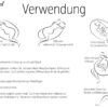 Bezug für Stillkissen 330cm Häschen Mint TYP A 100% Baumwolle - Image 2