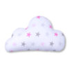 Wolken Kissen Kuschlig Flauschig Sternchen groß Rosa Oberstoff 1: 100% Baumwolle, Oberstoff 2 : 100% Polyester, Füllung: 100% Polyester