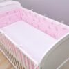 Bettumrandung Nestchen 360x30 cm Häschen Rosa Bettnestchen Baby Kantenschutz Oberstoff: 100% Baumwolle, Füllung: 100% Polyester - Image 2