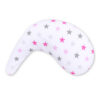 Stillkissenbezug Pillow Baby 140 cm Bezug 100% Baumwolle mit Reißverschluss Sternchen Groß Rosa 100% Baumwolle
