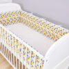 Bettumrandung Nestchen 210x30 cm Mosaik Gelb Bettnestchen Baby Kantenschutz Oberstoff: 100% Baumwolle, Füllung: 100% Polyester - Image 2