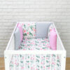 Baby Nestchen Bettumrandung Bettnestchen 210 cm Design66 Oberstoff: 100% Baumwolle, Füllung: 100% Polyester