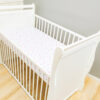 Spannbettlaken Spannbetttuch für Babybett Kinderbett Sternchen KLEIN Rosa 140cm x 70cm 100% Baumwolle - Image 2
