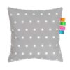Kissen MIT FÜLLUNG Dekokissen Kuschlig Flauschig 40cm x 40cm Sternchen grau/grau 100% Baumwolle Oberstoff 100% Polypropylen, Füllung 100% Polyester - Image 8