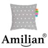 Kissen MIT FÜLLUNG Dekokissen Kuschlig Flauschig 40cm x 40cm Sternchen grau/grau 100% Baumwolle Oberstoff 100% Polypropylen, Füllung 100% Polyester - Image 7