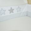 Bettumrandung Nestchen 180x30 cm Stickerei S01 Bettnestchen Baby Kantenschutz Oberstoff: 100% Baumwolle, Füllung: 100% Polyester