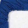 Spannbettlaken Spannbetttuch für Babybett Kinderbett Pünktchen Dunkelblau 120cm x 60cm 100% Baumwolle - Image 4