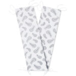 Bettumrandung Nestchen 180x30 cm Daune Grau