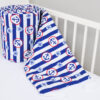 Bettumrandung Nestchen 360x30 cm Streifen Blau mit Anker Oberstoff: 100% Baumwolle, Füllung: 100% Polyester - Image 3
