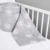 Bettumrandung Nestchen 420x30 cm Pusteblume Grau Oberstoff: 100% Baumwolle, Füllung: 100% Polyester - Image 3