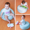 Sitzkissen Sitzpuff ca. Ø 40 cm 16 cm hoch für Kinder weiche Füllung Pünktchen Puderrosa Oberstoff: 100% Baumwolle, Füllung: 100% Polyester Oberstoff: 100% Polyester, Füllung: 100% Polyester Oberstoff: 100% Polyester, Innenstoff: 100% Polypropylen, Füllung: 100% Polyester Oberstoff: 100% Polyester, Füllung: 100% Polyester - Image 5