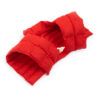 Kirschkernkissen Nackenhörnchen mit Rückenteil und Stehkragen Nackenwärmer Rot Oberstoff: 100% Baumwolle, Füllung: 100% Kirschkern