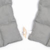 Kirschkernkissen Nackenhörnchen mit Rückenteil und Stehkragen Nackenwärmer Grau Oberstoff: 100% Baumwolle, Füllung: 100% Kirschkern - Image 4