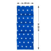 Kirschkernkissen 55 x 20cm Wärmekissen Wärmekompresse für Kinder Erwachsene Sternchen Blau Oberstoff: 100% Baumwolle, Füllung: 100% Kirschkern - Image 2