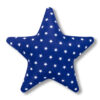Kissen Stern Sternchen Blau Dekokissen Kuschlig Flauschig ca. 60 cm Oberstoff 1: 100% Baumwolle, Oberstoff 2 : 100% Polyester, Füllung: 100% Polyester