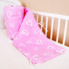 Bettumrandung Nestchen 360x30 cm Herzen rosa Bettnestchen Baby Kantenschutz Oberstoff: 100% Baumwolle, Füllung: 100% Polyester - Image 2