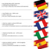 Stillkissen mit Füllung inkl. Bezug Größe 160cm Blätter Grün/Grün 100% Baumwolle - Image 5