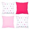 4er Set Dekorative Kissen 40×40 cm Dekokissen mit Füllung Set 01 100% Baumwolle Oberstoff 100% Polypropylen, Füllung 100% Polyester