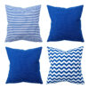 4er Set Dekorative Kissen 40×40 cm Dekokissen mit Füllung Set 11 100% Baumwolle Oberstoff 100% Polypropylen, Füllung 100% Polyester