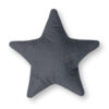 Kissen Stern Anthrazit Kuschelig Flauschig ca. 28 cm Oberstoff 1: 100% Baumwolle, Oberstoff 2 : 100% Polyester, Füllung: 100% Polyester
