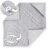 Amilian Baby Einschlagdecke, Decke, Babydecke, Fußsäck, Kuscheldecke mit Kapuze, universal für Babyschale, Autositz, Buggy Kinderwagen ca. 90x90 cm, Baumwolle, Baby Car Seat Blanket B01 Oberstoff 1: 100% Baumwolle, Oberstoff 2 : 100% Polyester, Füllung: 100% Polyester - Image 4