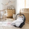 Amilian Baby Einschlagdecke, Decke, Babydecke, Fußsäck, Kuscheldecke mit Kapuze, universal für Babyschale, Autositz, Buggy Kinderwagen ca. 90x90 cm, Baumwolle, Baby Car Seat Blanket B01 Oberstoff 1: 100% Baumwolle, Oberstoff 2 : 100% Polyester, Füllung: 100% Polyester - Image 7