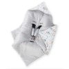 Amilian Baby Einschlagdecke, Decke, Babydecke, Fußsäck, Kuscheldecke mit Kapuze, universal für Babyschale, Autositz, Buggy Kinderwagen ca. 90x90 cm, Baumwolle, Baby Car Seat Blanket B08 Oberstoff 1: 100% Baumwolle, Oberstoff 2 : 100% Polyester, Füllung: 100% Polyester