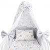 Amilian Baby Bettwäsche 7tlg Set mit Nestchen Kinderbettwäsche 100x135 Himmel Betthimmel Kinder Bettwäsche Babybettwäsche für Baby Lichtung (Vollstoffhimmel) 100% Baumwolle 100% Baumwolle Oberstoff: 100% Baumwolle, Füllung: 100% Polyester Oberstoff: 100% Baumwolle, Füllung: 100% Polyester