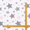 Amilian Baumwollstoff Meterware, Stoffe, Stoffreste: ca. 160cm x 50cm, zum Nähen, für Patchwork 100% Baumwolle, Baumwollstoff, Sternschnuppe Rosa 100% Baumwolle - Image 2