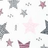 Amilian Baumwollstoff Meterware, Stoffe, Stoffreste: ca. 160cm x 50cm, zum Nähen, für Patchwork 100% Baumwolle, Baumwollstoff, Sternschnuppe Rosa 100% Baumwolle - Image 8
