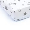 Spannbettlaken Spannbetttuch für Babybett Kinderbett Gute Nacht Grau 120cm x 60cm 100% Baumwolle - Image 2